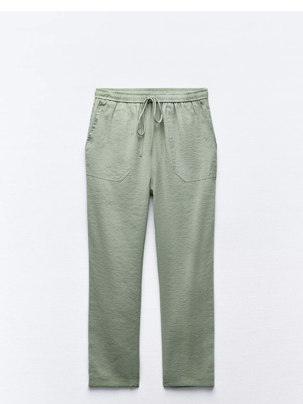 Zara Women's Flowy Ankle Pants